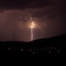 Lightning over  Oliver